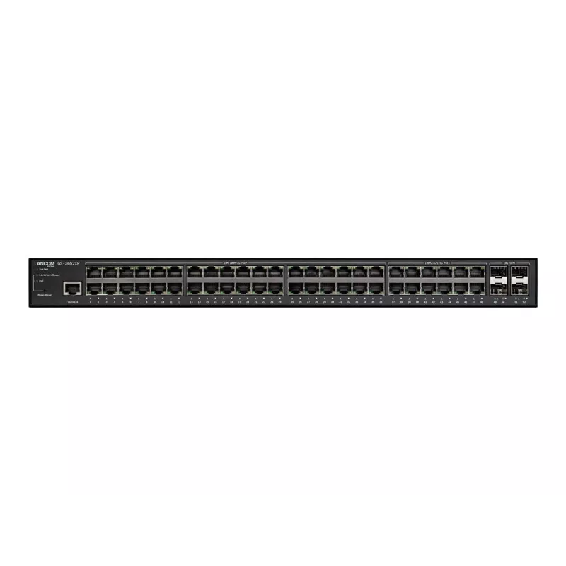 LANCOM GS-3652XP Managed L3 2.5G Ethernet (100/1000/2500) Power over Ethernet (PoE) 1U negro
