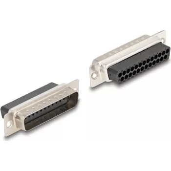 DeLOCK D-Sub 15 pines conector hembra a RJ45 conector hembra kit de montaje blanco VGA RJ-45