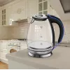 Hervidor de agua Maestro MR-054, 1,7 l, 2200 W, carcasa de cristal, retroiluminación azul, resistencia oculta