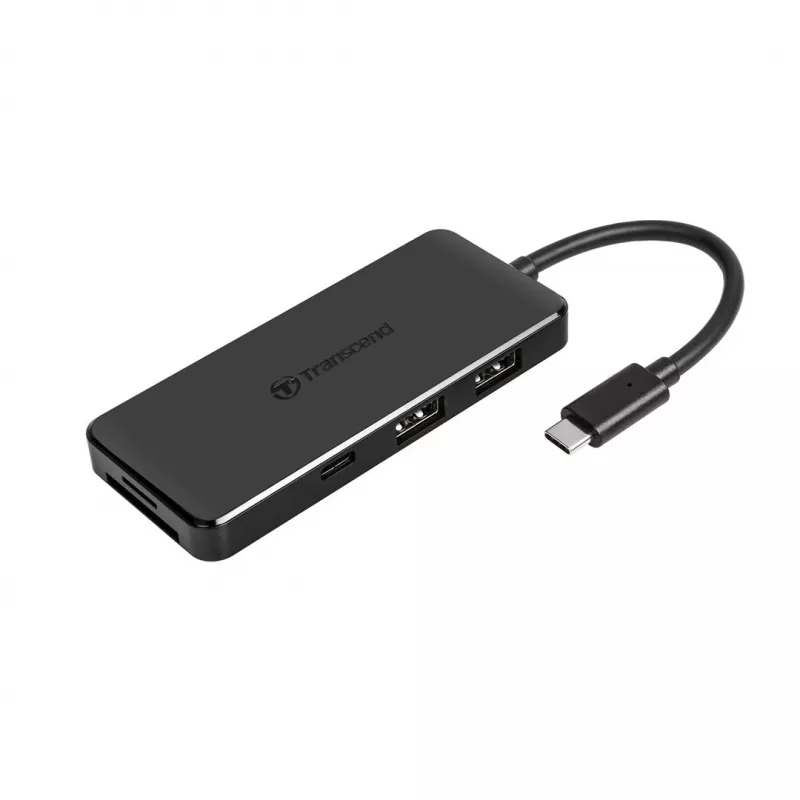 Transcend HUB5C USB 3.2 Gen 2 (3.1 Gen 2) Type-C Negro
