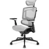 Silla de oficina Sharkoon OfficePal C50M — asiento acolchado, respaldo de malla, negra, respaldo 49 × 63 cm, anchura de asiento 50 cm