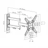 Soporte LCD SBOX LCD-223-2 para pantallas de 13–43