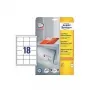 Etiquetas autoadhesivas Avery Zweckform 6171 blanco 64 x 45 mm, 450 uds., formato A4