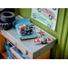 LEGO Creator 3-in-1 31146 Camión de plataforma con helicóptero