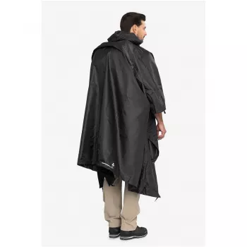 Poncho de lluvia para adultos VIKING Vesper Mochila Negro UNI