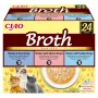 INABA Ciao caldo con pollo, salmón, atún y vieira – premios para gatos – 24x40g