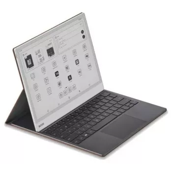 Funda con teclado para Onyx Boox Note Max y Tab X C — funda protectora marrón con teclado integrado