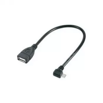 Cable USB Renkforce Micro-USB Type-B en ángulo – USB 2.0 OTG, 5V 0,5A
