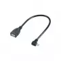 Cable USB Renkforce Micro-USB Type-B en ángulo – USB 2.0 OTG, 5V 0,5A