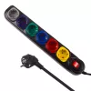 Regleta de enchufes 250VAC/10A 1,5m MCE509 B