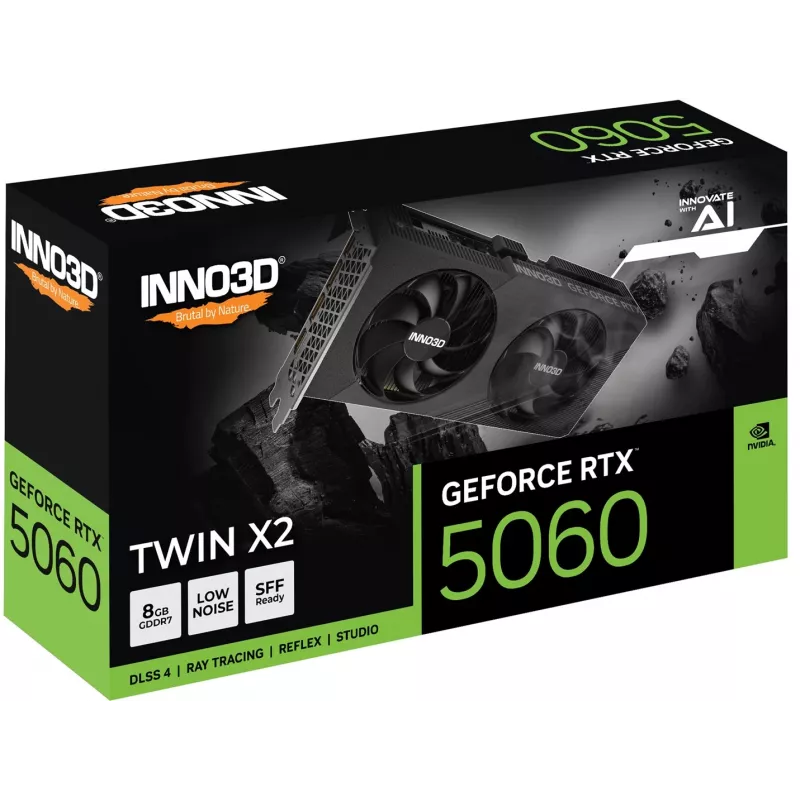 INNO3D GeForce RTX 5060 Twin X2 8GB GDDR7 Tarjeta gráfica