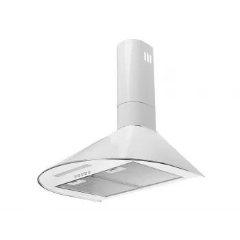 Campana de pared MAAN Mix 3, 600 mm, filtro antigrasa de aluminio, 310 m³/h, 3 velocidades, blanca