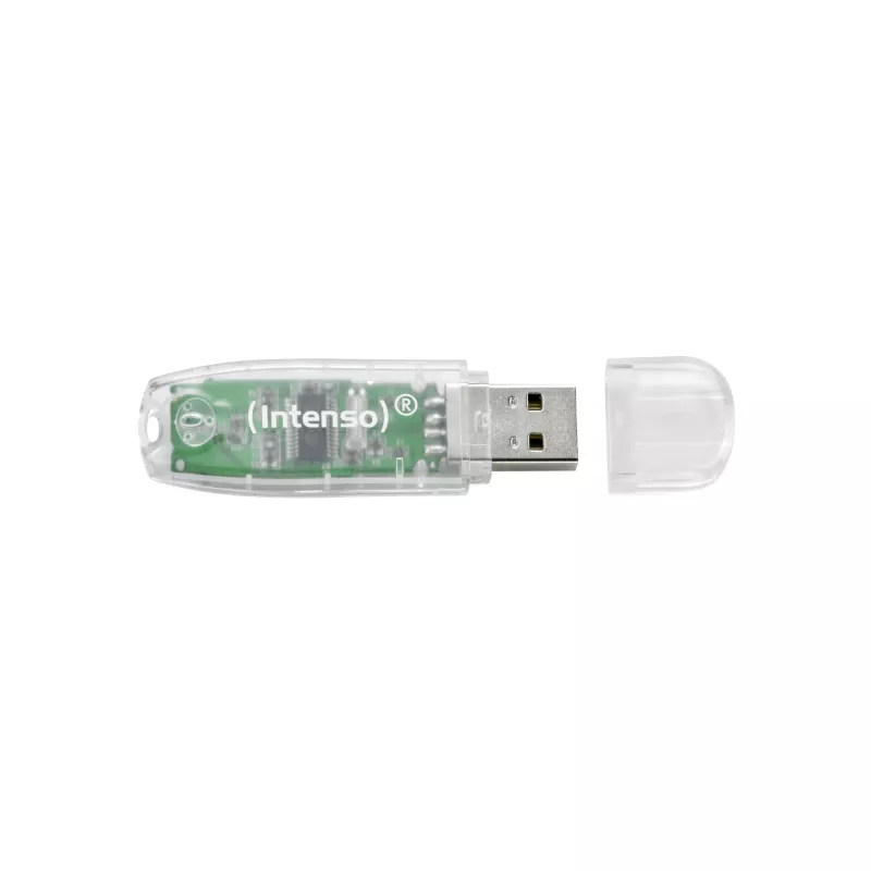 MEMORY DRIVE FLASH USB2 32GB/TRANSPARENTE 3502480 INTENSO