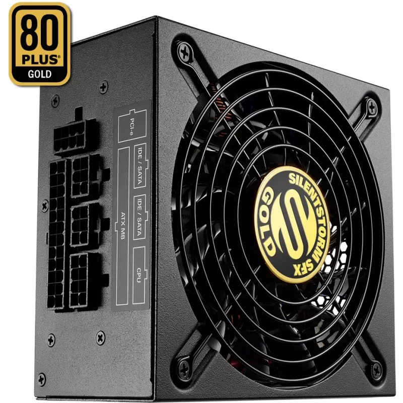 Fuente de alimentación Sharkoon SilentStorm SFX 500 Gold (interna) 80 PLUS Gold AC 100-240 V 500 Watt