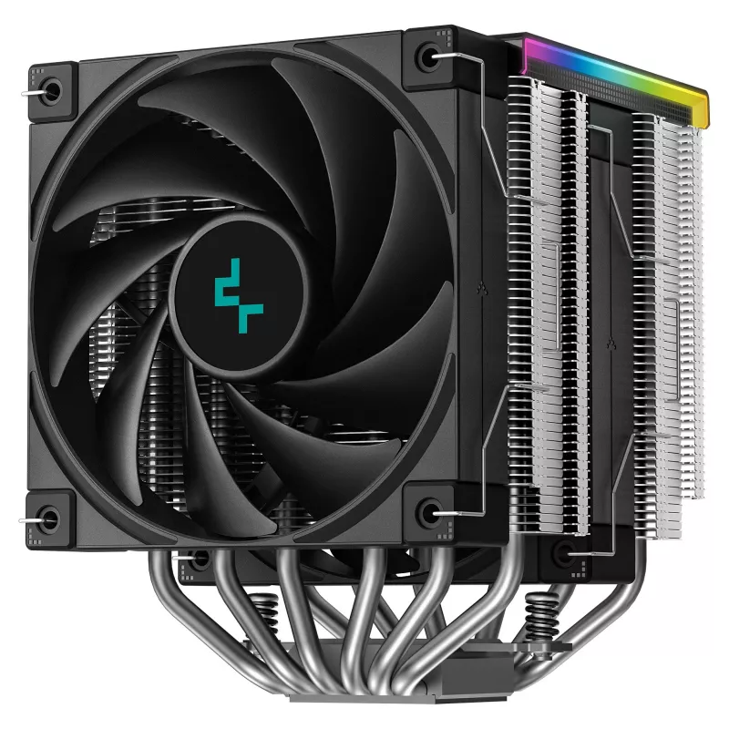 DeepCool AK620 Digital SE disipador de aire para CPU, Intel/AMD, LGA1700/LGA1200/AM4/AM5, 120 mm, negro