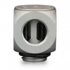 Thermal Grizzly DeltaMate Rotary 90° – Conector de refrigeración líquida, níquel mate, 1 ud. (TG-DM-FIT-0203)