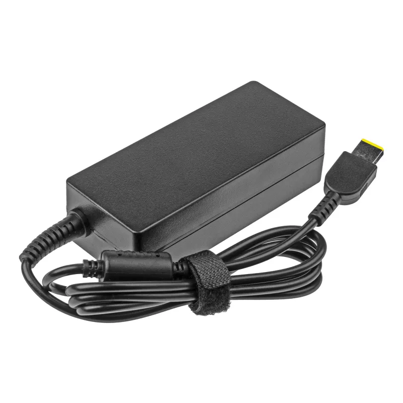 Adaptador de corriente Green Cell AD38AP 65W para portátiles Lenovo, 20V 3,25A, cable de 1,2 m, negro