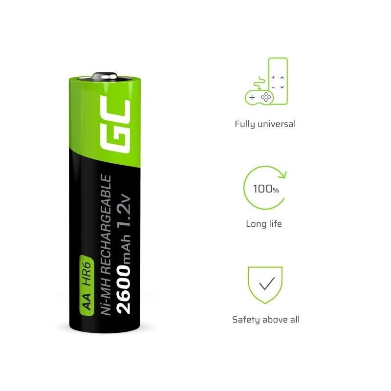 Pilas Ni-Mh AA R6 2600 mAh x16