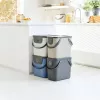 Rotho Albula contenedor para clasificación de residuos, 25 l, capuchino