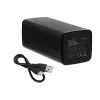 Powerbank portátil BLOW PB20G 20000mAh PD 65W, entrada/salida USB-C, 2 salidas USB-A, negro