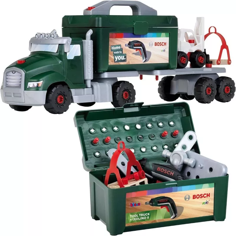 Camión de juguete KLEIN 8640 diseño compacto construcción robusta, vehículo de juego de rol para niños