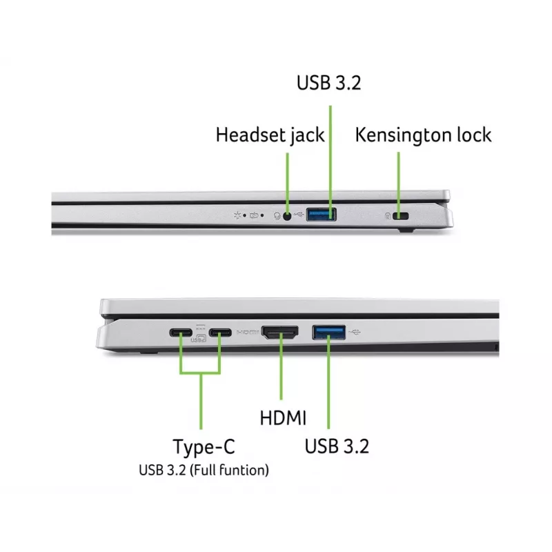 Portátil Acer Aspire 15,6 inch i7-13620H 16 GB 512 GB FHD W11P