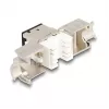 DeLOCK 88118 Módulo Keystone plano negro RJ-45 10 uds.