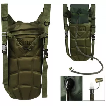 Mochila de hidratación militar Extralink 3L con bolsa de agua