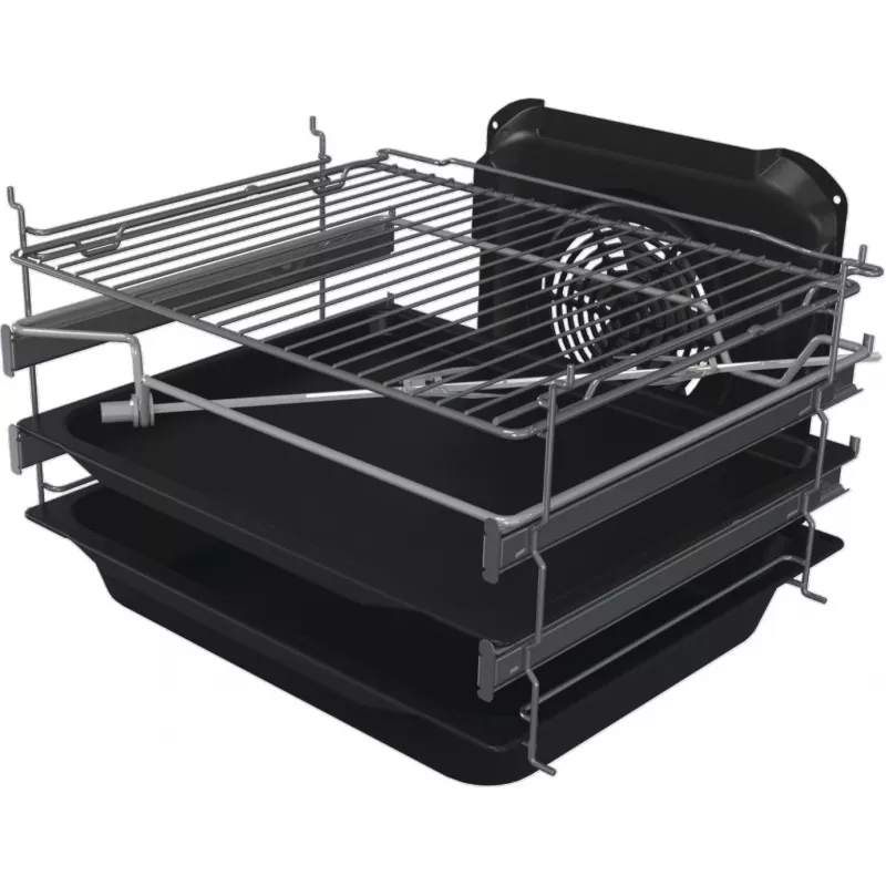 Gorenje GKS5C71XF cocina independiente con horno Plata
