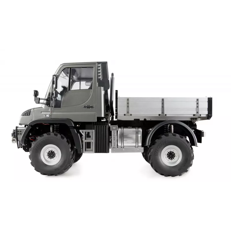 Amewi Mercedes-Benz Unimog portaimplementos 4WD antracita 1:10 ARTR (22683)