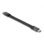 Cable USB DeLOCK 40 Gbps Type-C a Type-C 15 cm PD 3.0 100 W