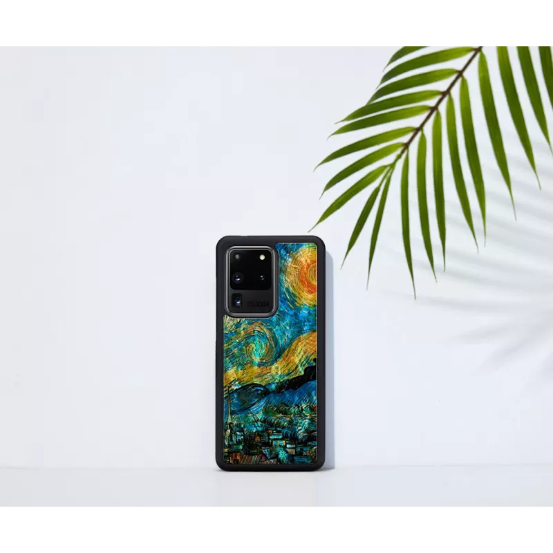 Funda protectora iKins para Samsung Galaxy S20 Ultra – Noche estrellada negro