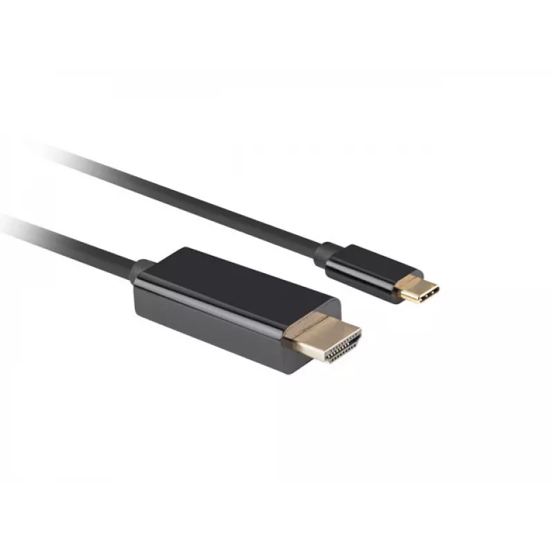 Cable adaptador de vídeo LANBERG CA-CMHD-10CU-0030-BK, USB Type-C a HDMI 2.0, 3 m, 18 Gbit/s, 4K