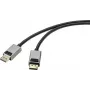 SpeaKa Professional Cable de conexión DisplayPort DisplayPort [1x conector macho DisplayPort – 1x conector macho DisplayPort] 3,00 m Negro (SP-9510452)