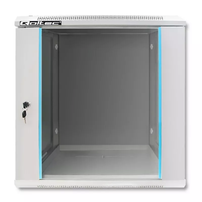 Armario rack QOLTEC 19 pulgadas 12U Modelo 54485 — carcasa para red/servidor