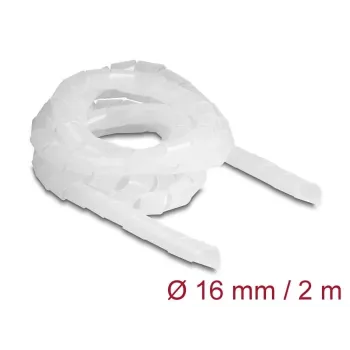 Tubo espiral DeLOCK flexible 2 m x 16 mm transparente polietileno