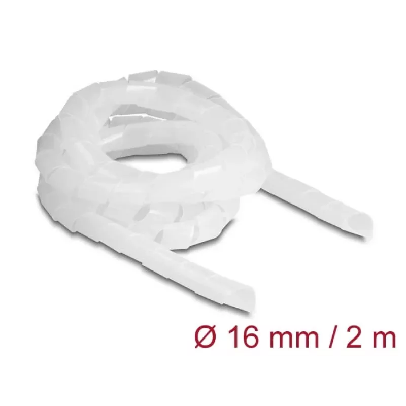 Tubo espiral DeLOCK flexible 2 m x 16 mm transparente polietileno