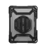 Urban Armor Gear Plasma Healthcare 124470114340 funda para tablet Apple iPad 10.9 (10.ª gen.) / 11 (A16), 27,7 cm (10,9"), bumper, soporte, correa de mano, ice/negra