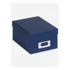 Caja de almacenamiento Walther FB-115-L rectangular papel azul