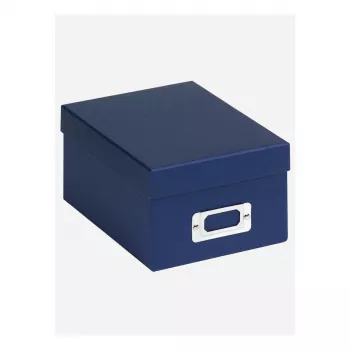 Caja de almacenamiento Walther FB-115-L rectangular papel azul