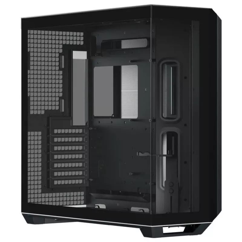 Caja de PC APNX V1, semitorre, ATX, negro/blanco