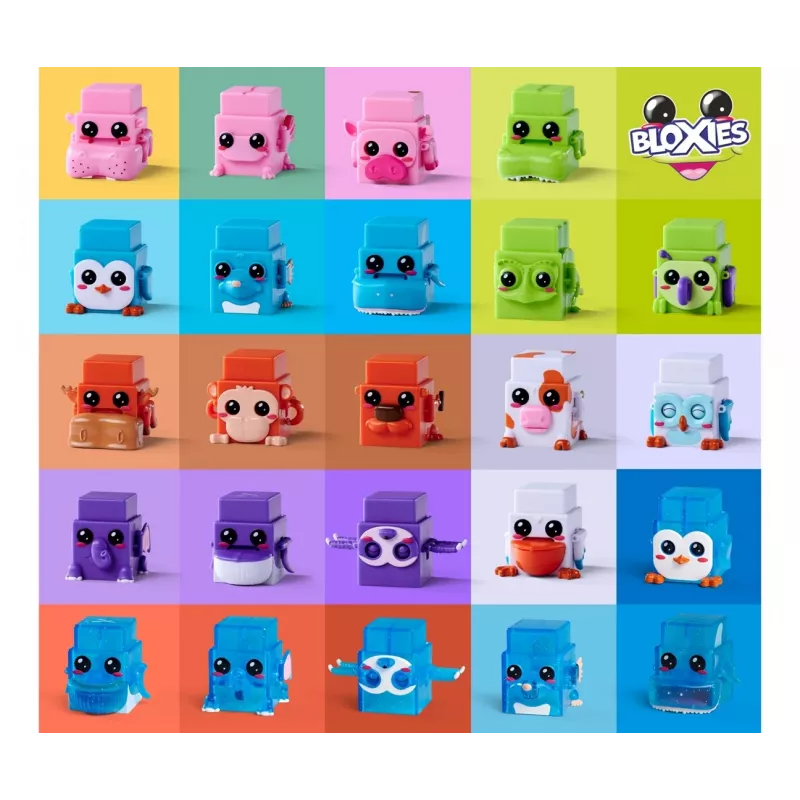Figuras de juego Simba-Dickie Bloxies Series 1 pack de 4 figuras surtidas