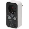 Temporizador digital Brennenstuhl 1506180 – temporizador programable, carga máx. 3000 W, IP20