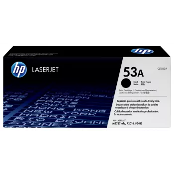 Tóner HP Cartridge N.º 53A Negro Q7553A 3000 páginas
