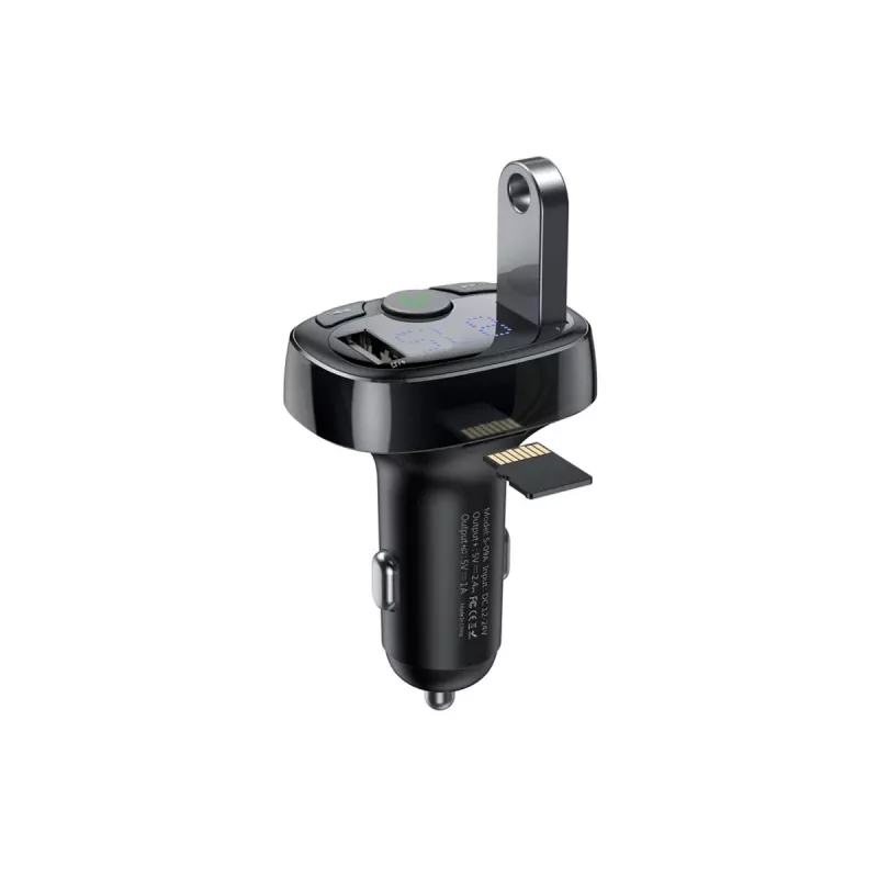 Transmisor FM Baseus SUP0004410 87,5–108 MHz Bluetooth USB negro
