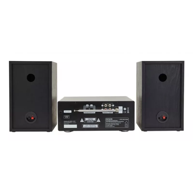 Microcadena de audio doméstico Aiwa MSBTU-700DAB — 25 W RMS, DAB+/FM, Bluetooth 10 m, bandeja CD, indicador LED, negro/azul ártico