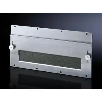 Rittal TS 8609.170 placa frontal de 1 módulo, chapa de acero