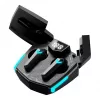 Auriculares Canyon GTWS-2 inalámbricos con gancho para el oído gaming USB Type-C Bluetooth base de carga negros (CND-GTWS2B)