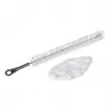 SV 7, limpiador de vapor de cilindro, 0,5 l, negro, gris, blanco, botones, fijo, 50 cm