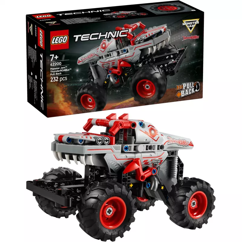 LEGO TECHNIC 42200 Monster Jam™ ThunderROARus™ con motor de retroceso
